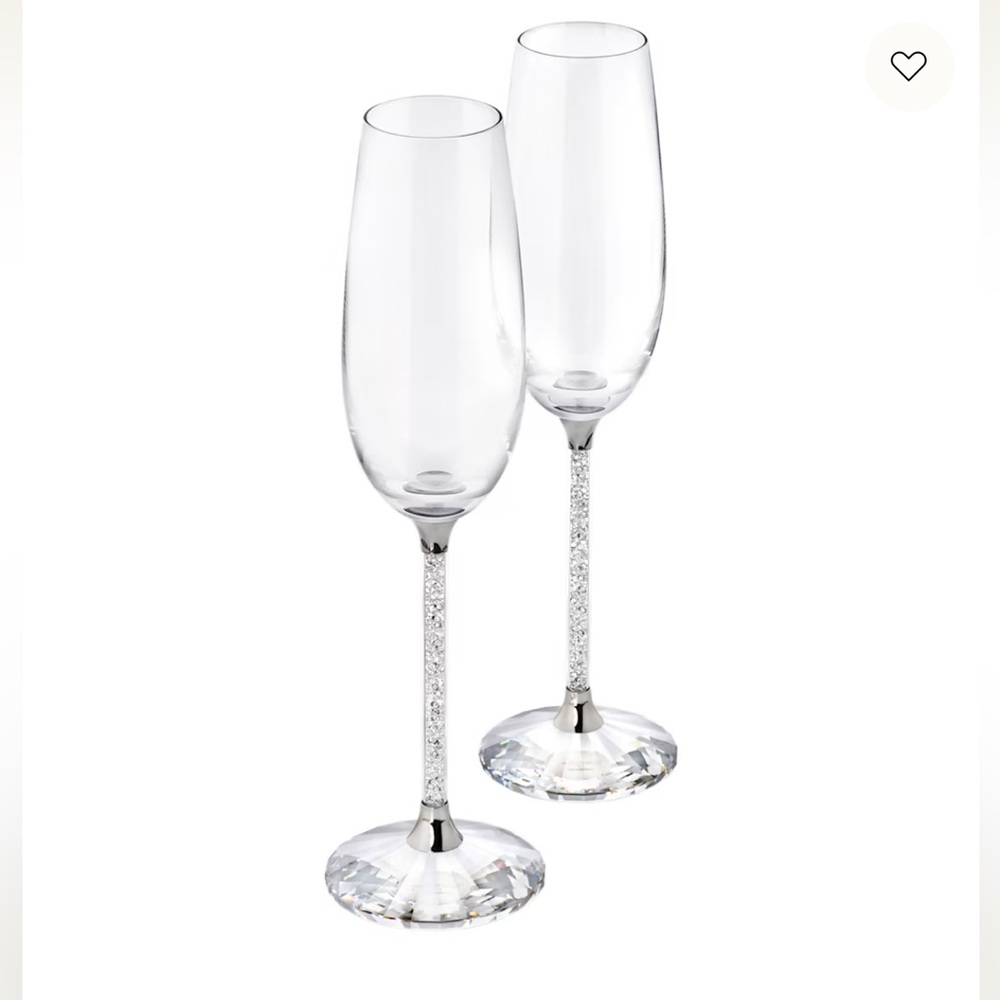 Swarovski Crystalline Toasting Flutes - in box!